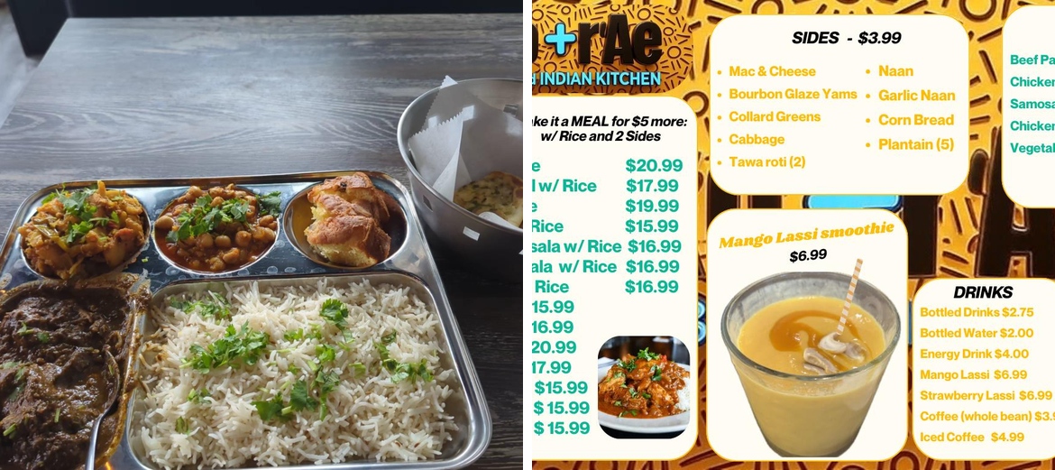 Koko + rAe A.K.A Mom's Kitchen Menu