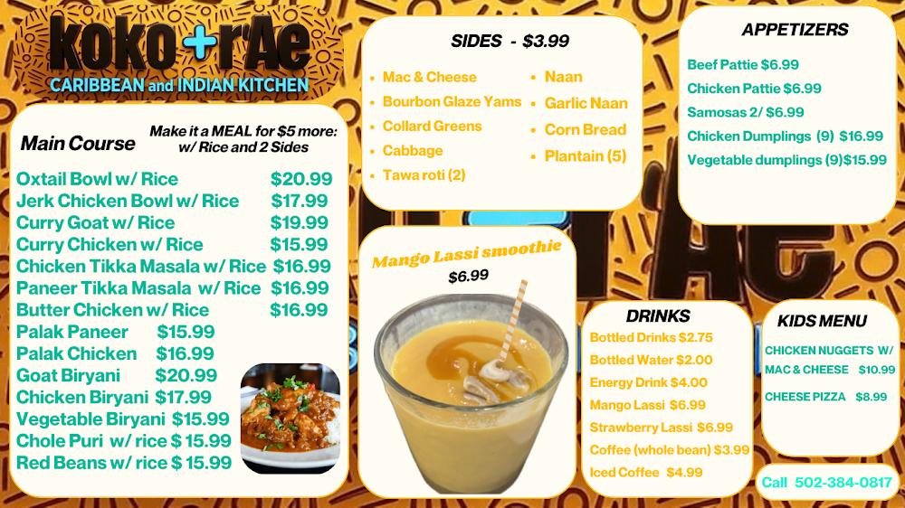 Koko + rAe A.K.A Mom's Kitchen Menu image 1